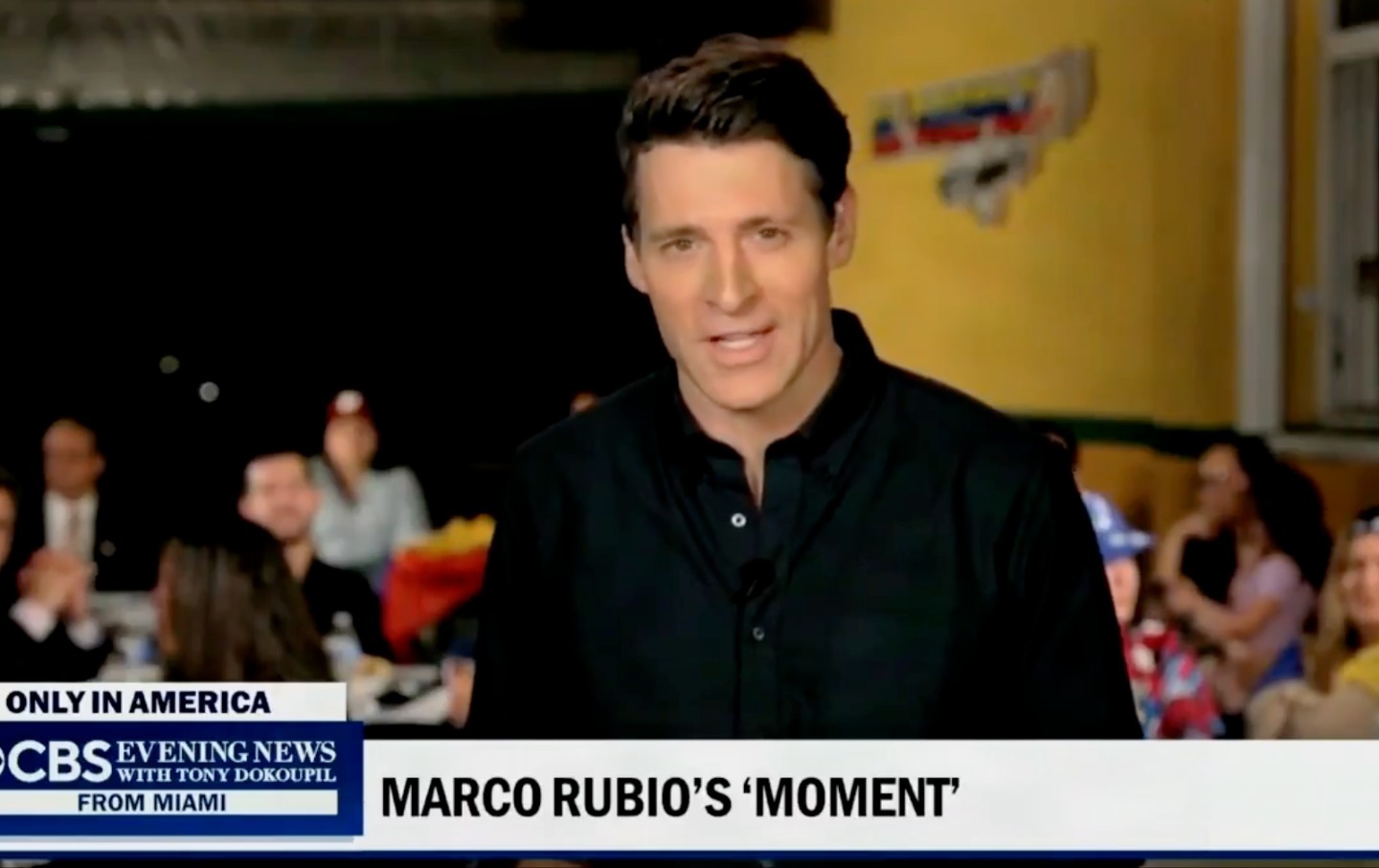 Tony Dokoupil, CBS News anchor and imperial stooge.